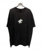 stussyステューシー）の古着「サ-ファープリントTシャツ」｜ブラック