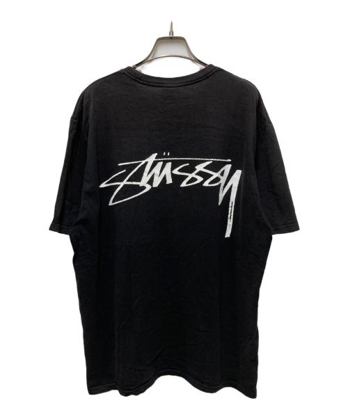stussy（ステューシー）stussy (ステューシー) サ-ファープリントTシャツ ブラック サイズ:Lの古着・服飾アイテム