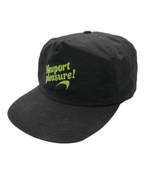 NEWPORT（ニューポート）newport (ニューポート) キャップ ブラックの古着・服飾アイテム