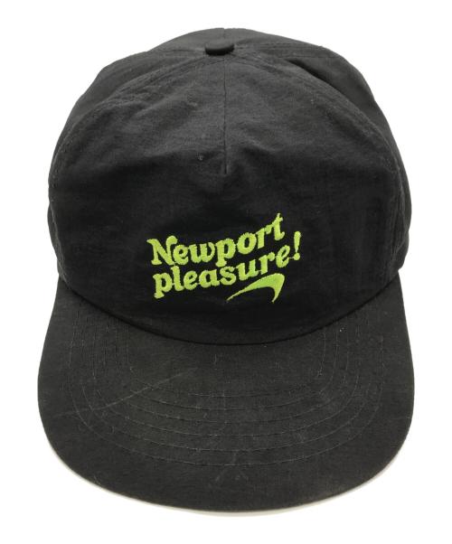 NEWPORT（ニューポート）newport (ニューポート) キャップ ブラックの古着・服飾アイテム