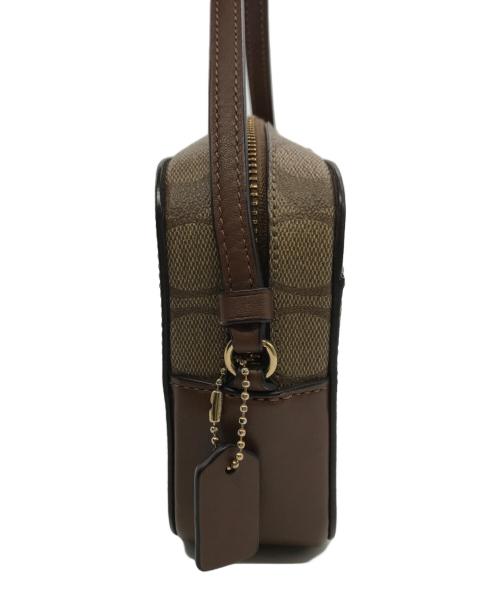 COACH（コーチ）COACH (コーチ) シグネチャーショルダーバッグ ブラウンの古着・服飾アイテム