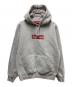 Supreme（シュプリーム）の古着「inside out box logo hooded sweatshirt」｜グレー