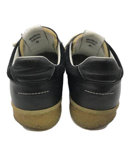 MM6 Maison Margiela（エムエムシックスメゾンマルジェラ）MM6 Maison Margiela (エムエムシックスメゾンマルジェラ) ジャーマントレーナースニーカー ブラック サイズ:41の古着・服飾アイテム