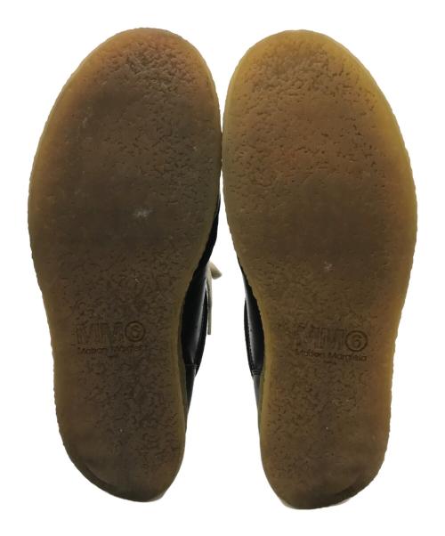 MM6 Maison Margiela（エムエムシックスメゾンマルジェラ）MM6 Maison Margiela (エムエムシックスメゾンマルジェラ) ジャーマントレーナースニーカー ブラック サイズ:41の古着・服飾アイテム