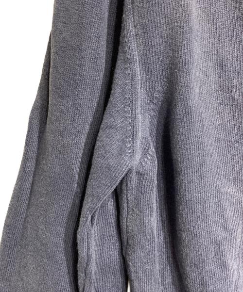 MARTIN MARGIELA（マルタン・マルジェラ）Martin Margiela (マルタン・マルジェラ) コットンリネンVネックニット/Cotton-linen V-neck sweater や Cotton-linen V-neck knit top  ネイビー サイズ:Mの古着・服飾アイテム