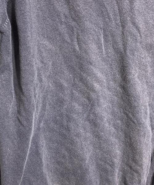 MARTIN MARGIELA（マルタン・マルジェラ）Martin Margiela (マルタン・マルジェラ) コットンリネンVネックニット/Cotton-linen V-neck sweater や Cotton-linen V-neck knit top  ネイビー サイズ:Mの古着・服飾アイテム