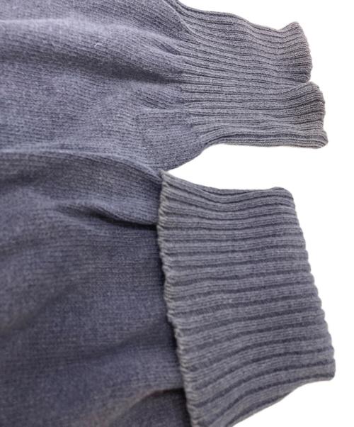 MARTIN MARGIELA（マルタン・マルジェラ）Martin Margiela (マルタン・マルジェラ) コットンリネンVネックニット/Cotton-linen V-neck sweater や Cotton-linen V-neck knit top  ネイビー サイズ:Mの古着・服飾アイテム
