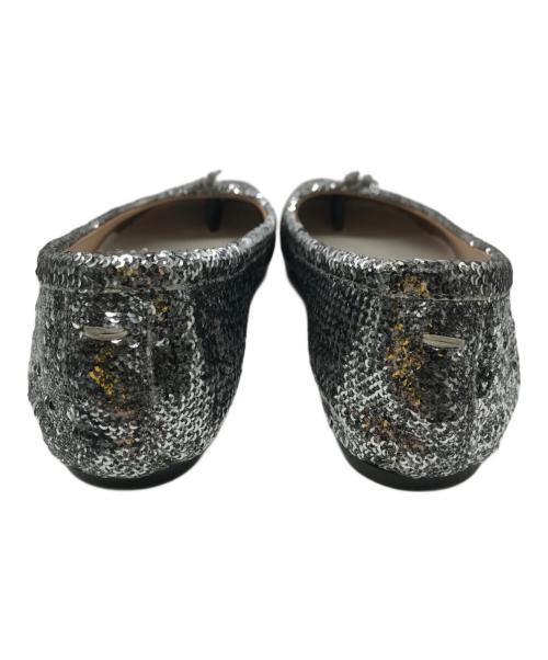 Martin Margiela22（マルタン・マルジェラ22）Martin Margiela22 (マルタン・マルジェラ22) Tabi グリッターバレエシューズ グレー サイズ:35の古着・服飾アイテム