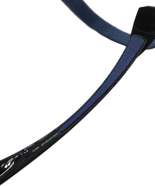 LOUIS VUITTON（ルイ ヴィトン）LOUIS VUITTON (ルイ ヴィトン) サングラス ブラック×ブルー サイズ:75□10-115の古着・服飾アイテム