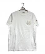 MONCLERモンクレール）の古着「Logo SS T-SHIRT/ロゴSSTシャツ」｜ホワイト