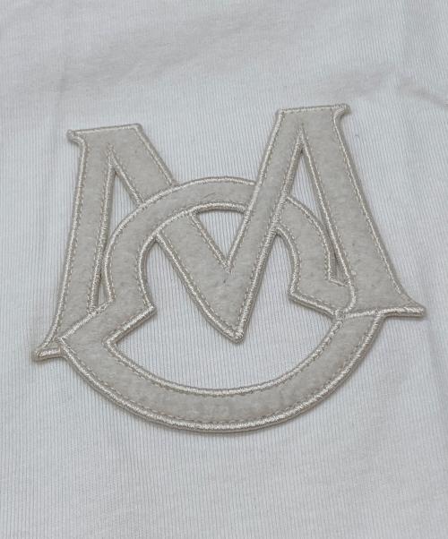 MONCLER（モンクレール）MONCLER (モンクレール) Logo SS T-SHIRT/ロゴSSTシャツ ホワイト サイズ:XXLの古着・服飾アイテム