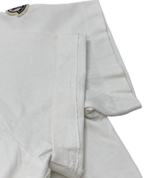 MONCLER（モンクレール）MONCLER (モンクレール) Logo SS T-SHIRT/ロゴSSTシャツ ホワイト サイズ:XXLの古着・服飾アイテム