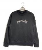 MONCLERモンクレール）の古着「ロゴプリント スウェットシャツ/Logo Print Sweat Shirts」｜ブラック