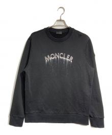 MONCLER（モンクレール）の古着「ロゴプリント スウェットシャツ/Logo Print Sweat Shirts」｜ブラック
