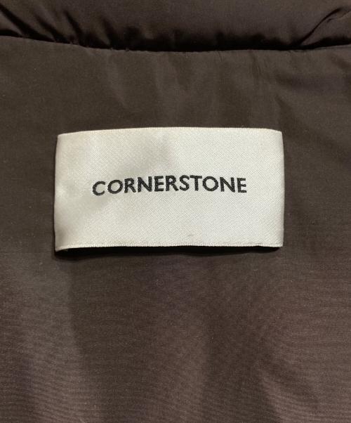 CORNERSTONE（コーナーストーン）CORNERSTONE (コーナーストーン) DOWNCOAT/ダウンコート ブラウン サイズ:44の古着・服飾アイテム