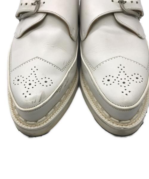 GEORGE COX（ジョージコックス）GEORGE COX (ジョージコックス) STRUMMER MONK 4200 ホワイト サイズ:9の古着・服飾アイテム