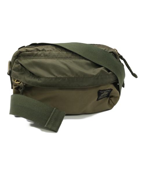 PORTER（ポーター）PORTER (ポーター) ナイロンショルダーポーチ オリーブの古着・服飾アイテム