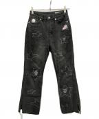 Aape BY A BATHING APEエーエイプ バイ アベイシングエイプ）の古着「AAPE DENIM PANTS」｜ブラック