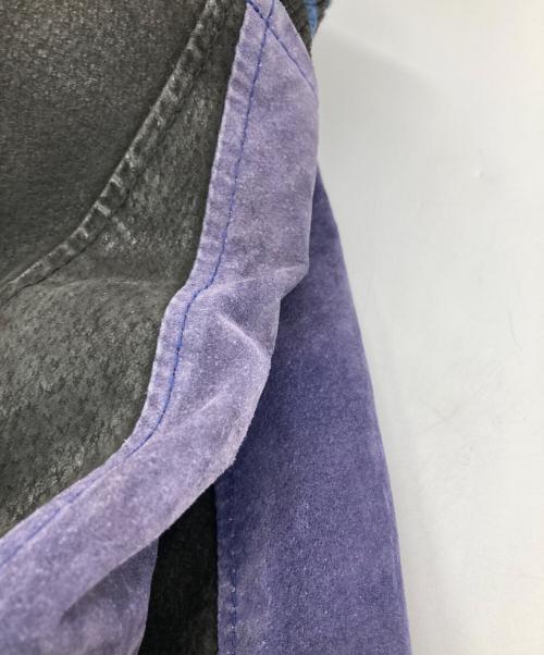 GENUINE MERCHANDISE（ジェニュイン マーチャンダイズ）GENUINE MERCHANDISE (ジェニュイン マーチャンダイズ) 90Sレザースタジャン ネイビー サイズ:XXLの古着・服飾アイテム