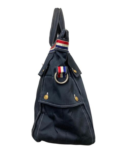 Thom Browne（トムブラウン）Thom Browne (トムブラウン) 2WAYビックトートバッグ ネイビーの古着・服飾アイテム