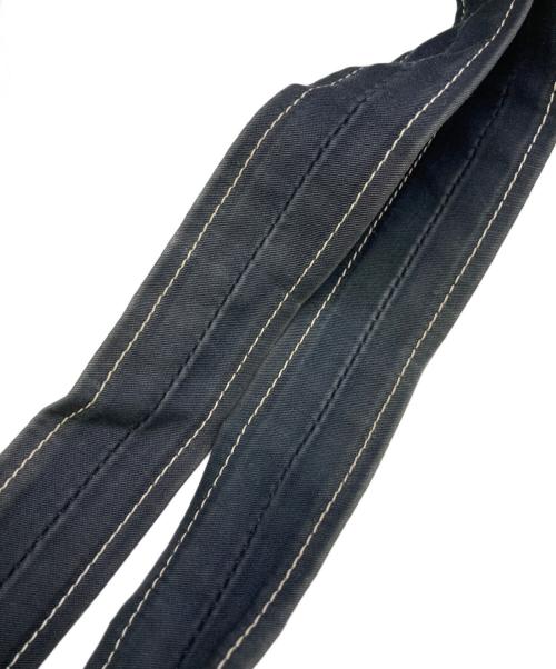 Thom Browne（トムブラウン）Thom Browne (トムブラウン) 2WAYビックトートバッグ ネイビーの古着・服飾アイテム