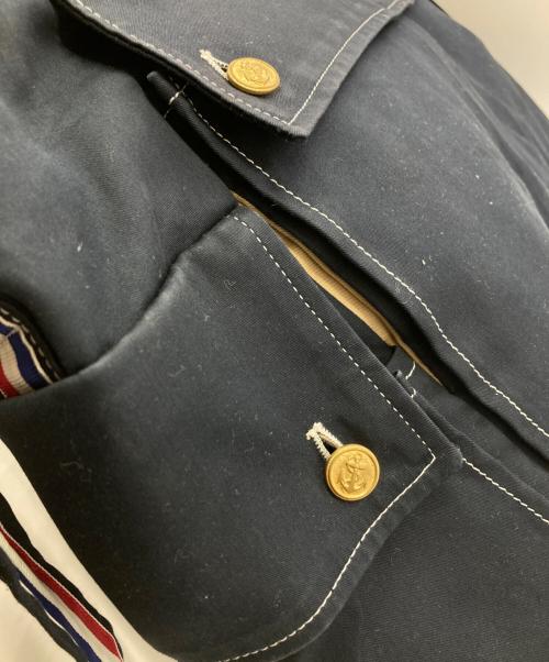 Thom Browne（トムブラウン）Thom Browne (トムブラウン) 2WAYビックトートバッグ ネイビーの古着・服飾アイテム