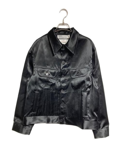 DAIRIKU（ダイリク）DAIRIKU (ダイリク) Satin Jacket/サテンジャケット ブラック サイズ:Ｓの古着・服飾アイテム