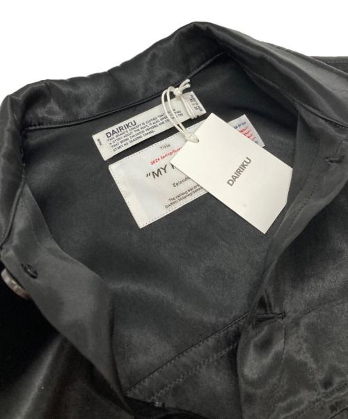 DAIRIKU（ダイリク）DAIRIKU (ダイリク) Satin Jacket/サテンジャケット ブラック サイズ:Ｓの古着・服飾アイテム