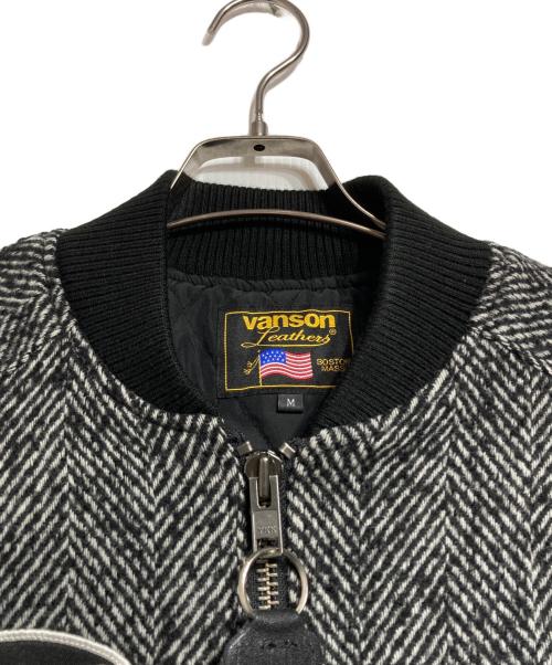 VANSON（バンソン）VANSON (バンソン) 417 by EDIFICE (417 バイ エディフィス) TWEED TEAM ジャケット/ツイードチーム グレー サイズ:Mの古着・服飾アイテム