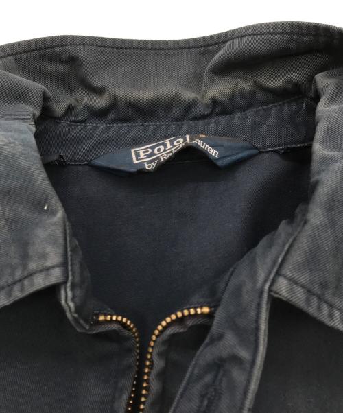 POLO RALPH LAUREN（ポロ・ラルフローレン）POLO RALPH LAUREN (ポロ・ラルフローレン) 80-90s ポニー刺繍スイングトップ ネイビー サイズ:XLの古着・服飾アイテム