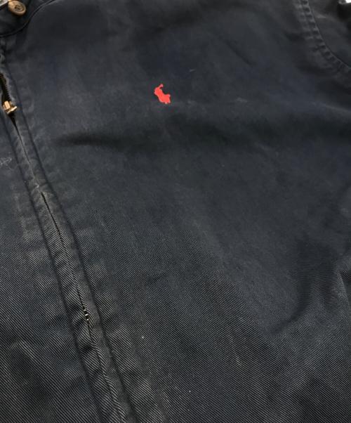 POLO RALPH LAUREN（ポロ・ラルフローレン）POLO RALPH LAUREN (ポロ・ラルフローレン) 80-90s ポニー刺繍スイングトップ ネイビー サイズ:XLの古着・服飾アイテム