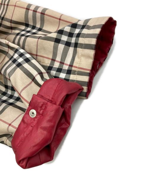 BURBERRY BLUE LABEL（バーバリー ブルー レーベル）BURBERRY BLUE LABEL (バーバリー ブルー レーベル) ノヴァチェックフーデットナイロンジャケット ブラウン サイズ: 38の古着・服飾アイテム