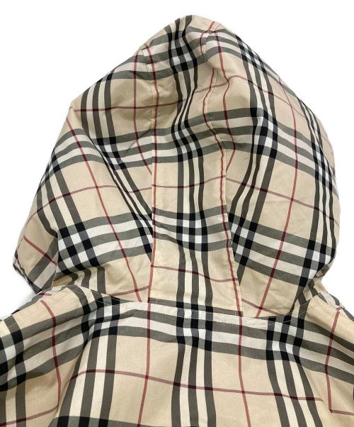BURBERRY BLUE LABEL（バーバリー ブルー レーベル）BURBERRY BLUE LABEL (バーバリー ブルー レーベル) ノヴァチェックフーデットナイロンジャケット ブラウン サイズ: 38の古着・服飾アイテム