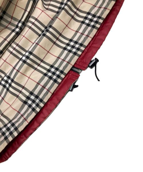 BURBERRY BLUE LABEL（バーバリー ブルー レーベル）BURBERRY BLUE LABEL (バーバリー ブルー レーベル) ノヴァチェックフーデットナイロンジャケット ブラウン サイズ: 38の古着・服飾アイテム