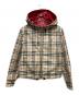 BURBERRY BLUE LABEL（バーバリー ブルー レーベル）の古着「ノヴァチェックフーデットナイロンジャケット」｜ブラウン