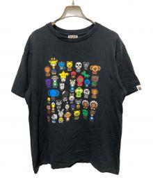 A BATHING APE（アベイシングエイプ）の古着「A TO Z TEE」｜ブラック