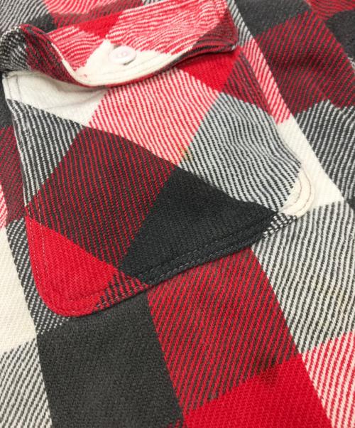 Grants（グランツ）Grants (グランツ) 60s-70s ヘビーネルシャツ レッド サイズ:Mの古着・服飾アイテム