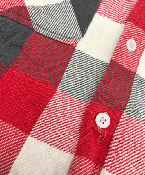 Grants（グランツ）Grants (グランツ) 60s-70s ヘビーネルシャツ レッド サイズ:Mの古着・服飾アイテム