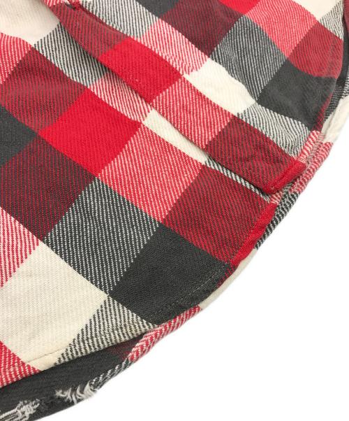 Grants（グランツ）Grants (グランツ) 60s-70s ヘビーネルシャツ レッド サイズ:Mの古着・服飾アイテム