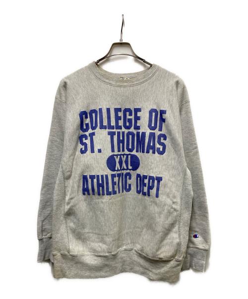 Champion（チャンピオン）Champion (チャンピオン) 80s  REVERSE WEAVE カレッジプリント グレー サイズ:XXLの古着・服飾アイテム