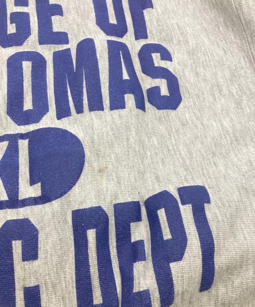 Champion（チャンピオン）Champion (チャンピオン) 80s  REVERSE WEAVE カレッジプリント グレー サイズ:XXLの古着・服飾アイテム