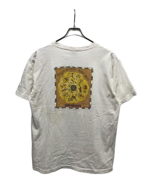 Patagonia（パタゴニア）Patagonia (パタゴニア) 90s  両面プリントtee ホワイト サイズ:Ｍの古着・服飾アイテム