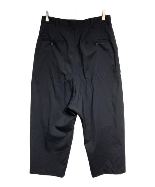 COMME des GARCONS HOMME（コムデギャルソン オム）COMME des GARCONS HOMME (コムデギャルソン オム) ウールトロピカルワイドスラックス/Wool Tropical Wide Slacks ブラック サイズ:ＸＳの古着・服飾アイテム