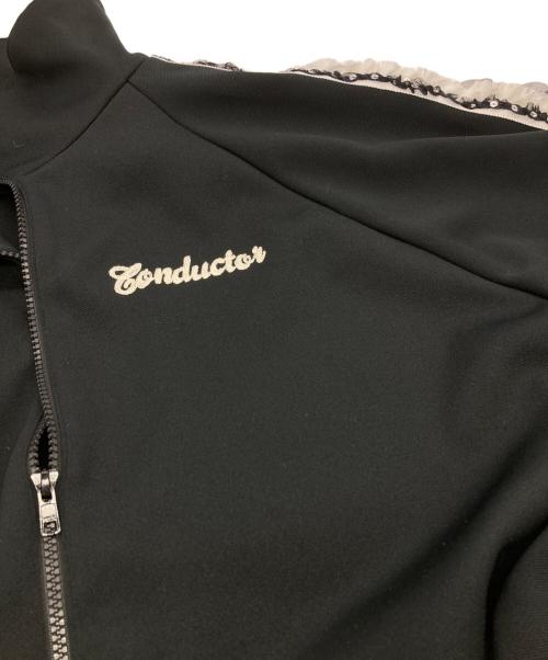 el conductorh（コンダクター）el conductorh (コンダクター) FRILL SIDE LINE TRACK TOP ブラック サイズ:4の古着・服飾アイテム