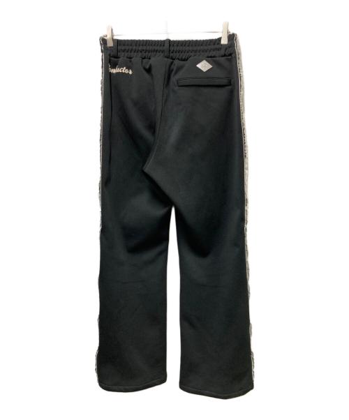 el conductorh（コンダクター）el conductorh (コンダクター) Frill Side Line Jersey Trousers ブラック サイズ:4の古着・服飾アイテム