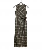 FRAY IDフレイ アイディー）の古着「アメスリカットアウトワンピース」｜グレー