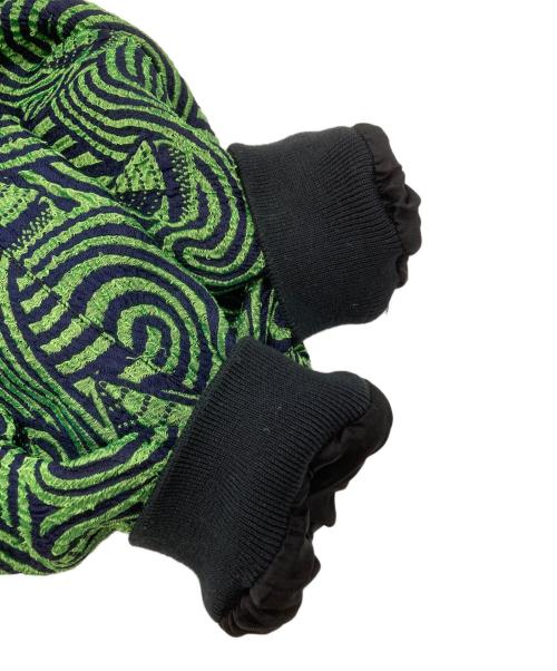 Henrik Vibskov（ヘンリック ヴィブスコフ）Henrik Vibskov (ヘンリック ヴィブスコフ) ジャガードボンバージャケット/Jacquard bomber jacket グリーン サイズ:Sの古着・服飾アイテム