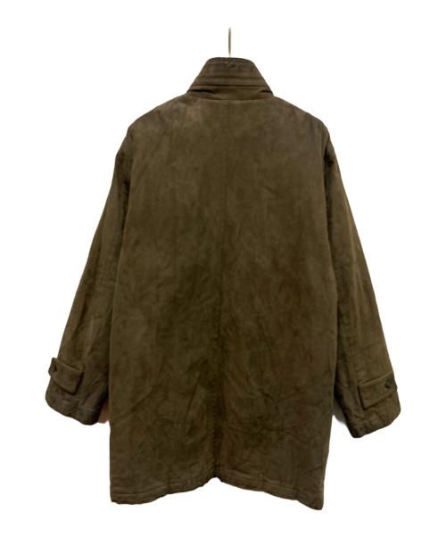 BURBERRY LONDON（バーバリーロンドン）BURBERRY LONDON (バーバリーロンドン) スウェードコート カーキ サイズ:Ｍの古着・服飾アイテム