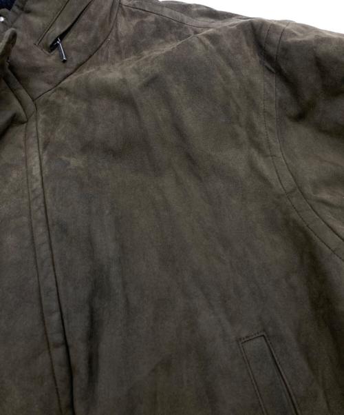 BURBERRY LONDON（バーバリーロンドン）BURBERRY LONDON (バーバリーロンドン) スウェードコート カーキ サイズ:Ｍの古着・服飾アイテム