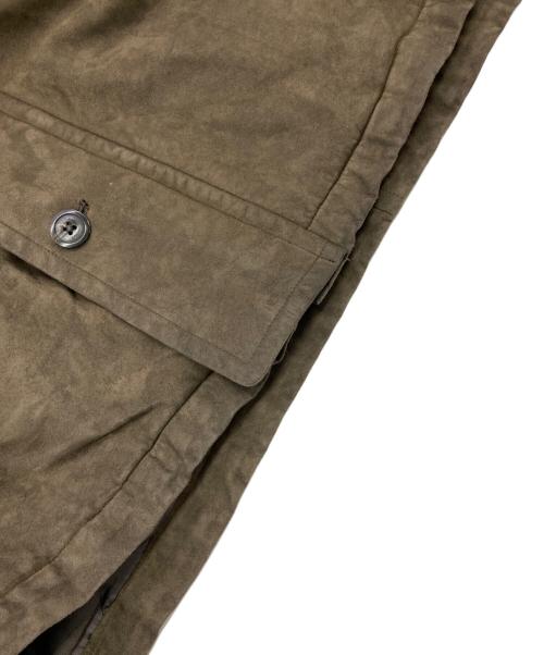 BURBERRY LONDON（バーバリーロンドン）BURBERRY LONDON (バーバリーロンドン) スウェードコート カーキ サイズ:Ｍの古着・服飾アイテム